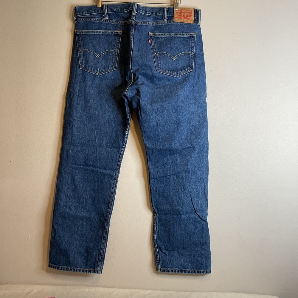 Levi's 505 Regular Fit Medium Wash Men's Blue 100% Cotton Jeans Size 40x32